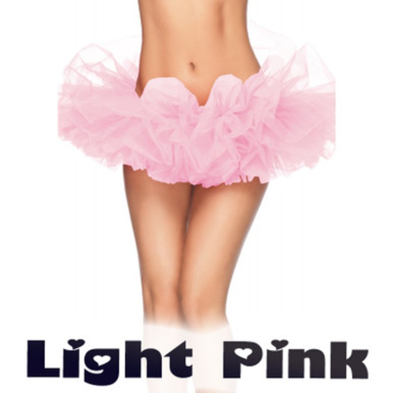 Leg Avenue Short Organza Tutu Assorted Colors Black
