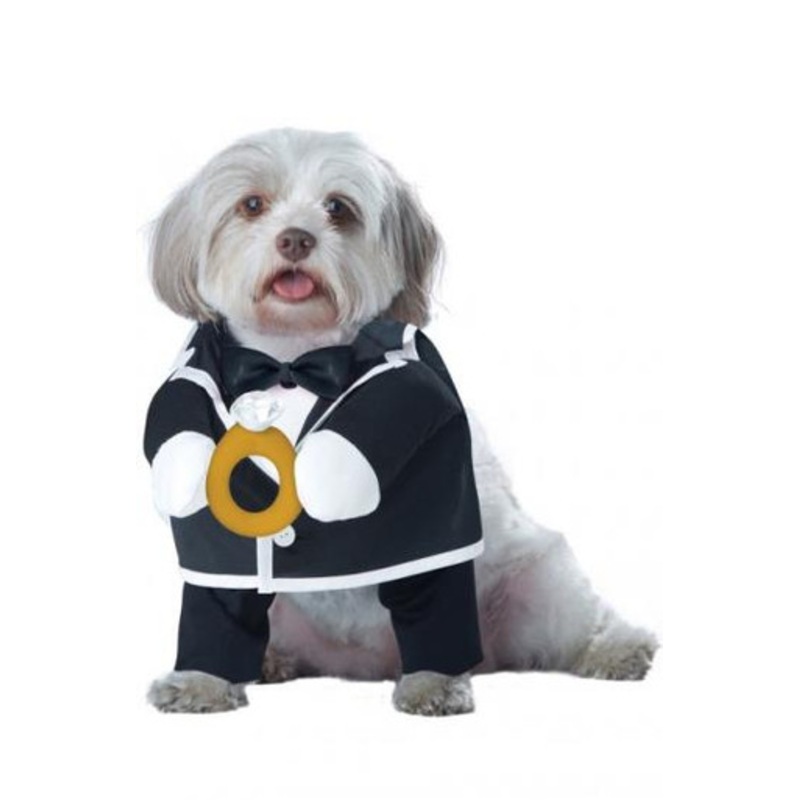 Puppy Love Groom Dog Costume Adult Small 5-7