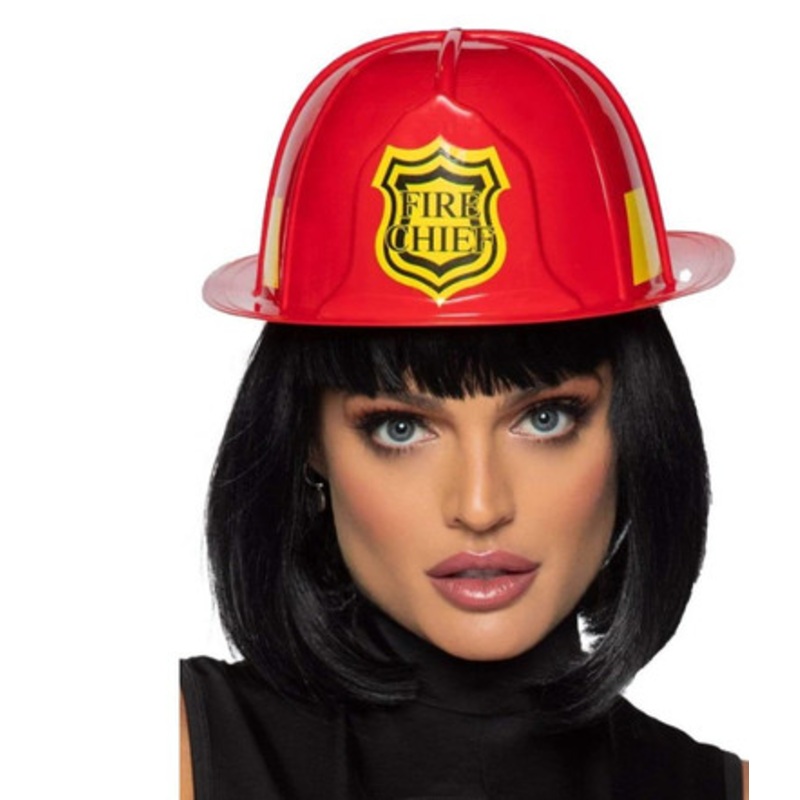 Red Fire Chief Fireman's Hat