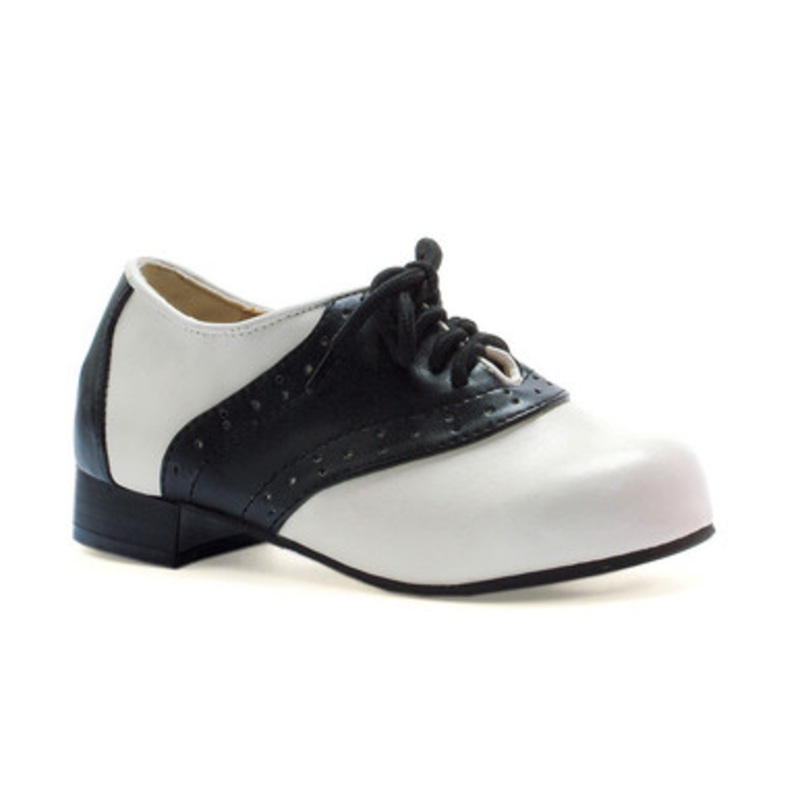 Saddle Shoes Girl's Black & White w/ 1" Heel 2 Wide