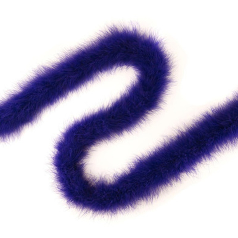 Solid Color Marabou Boa Black