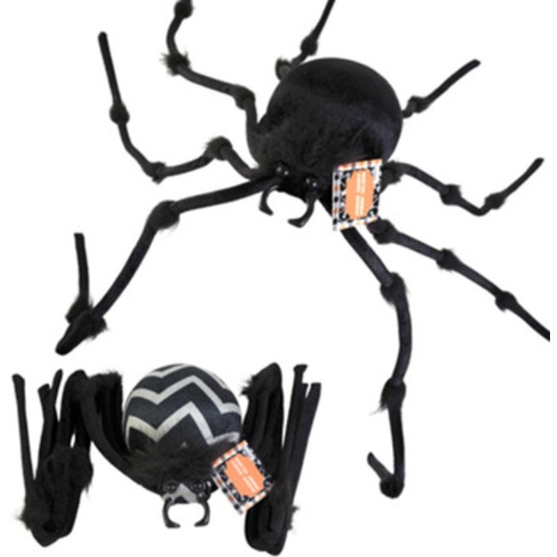 SUPER JUMBO HAIRY SPIDER 50.39IN 2AST JHOOK/HT Assorted Colors
