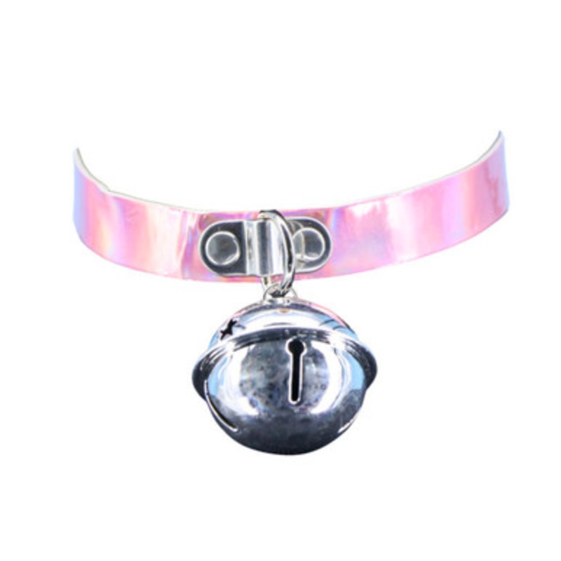 Choker with Bell Black