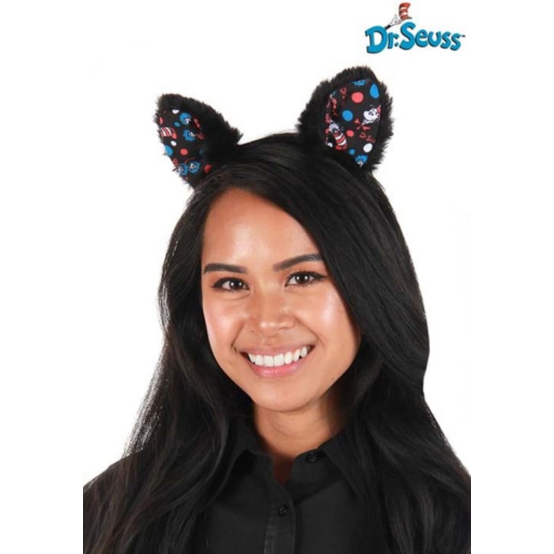 Dr. Seuss The Cat In The Hat Patterns Ears Headband