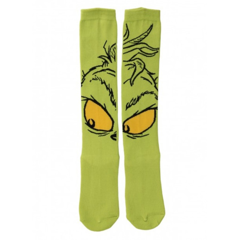 Dr. Seuss The Grinch Knee High Costume Socks