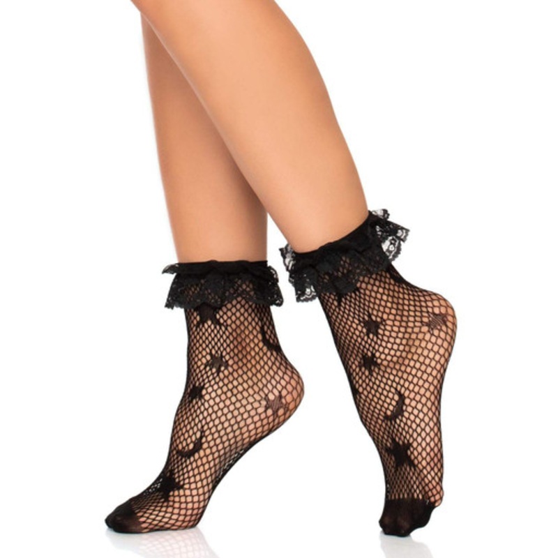 Galaxy Fishnet Anklet Sock