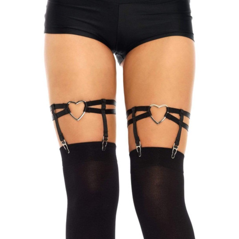 Joni Garter Suspender with Heart