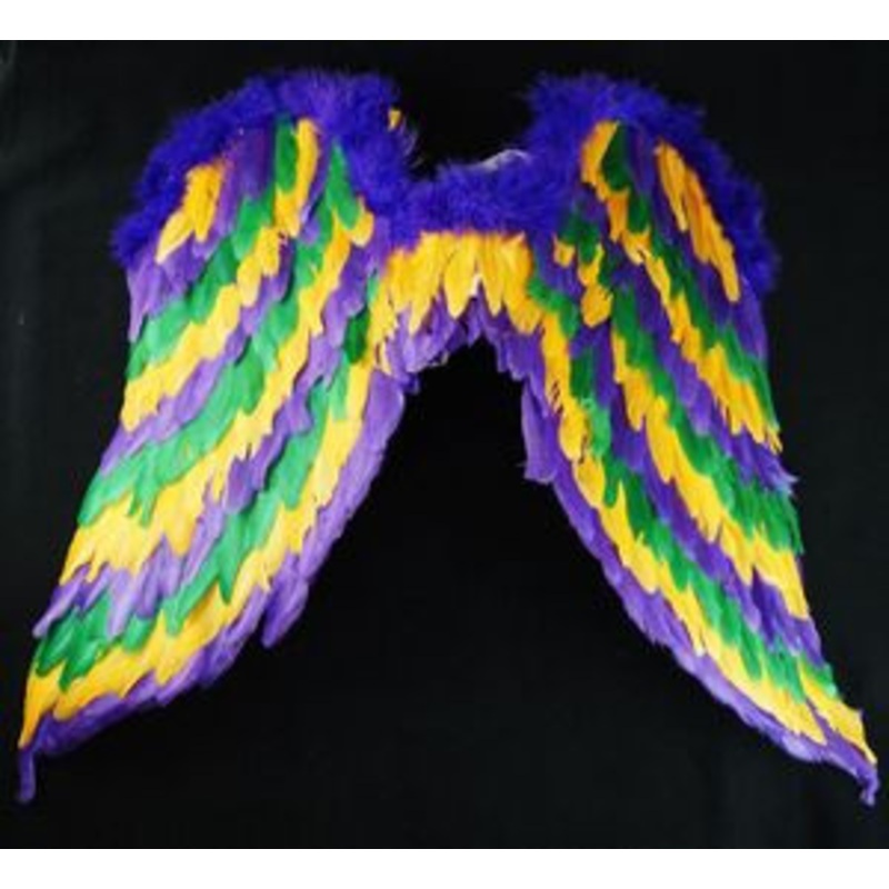 Mardi Gras Feather Wing 24 Inch