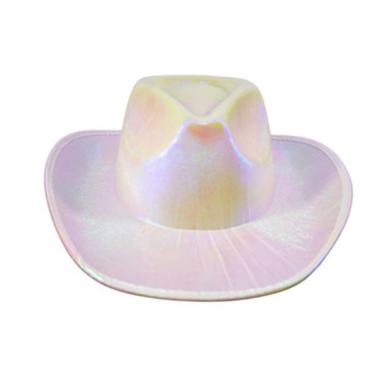 Metallic Cowboy Hat Black