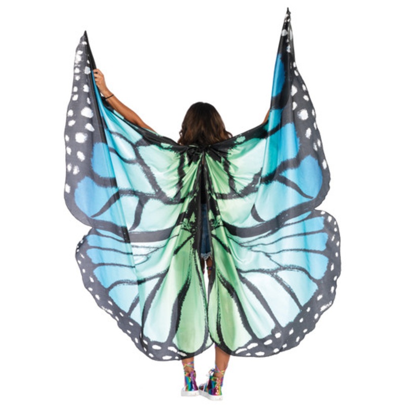 Monarch Butterfly Festival Wings Blue & Green