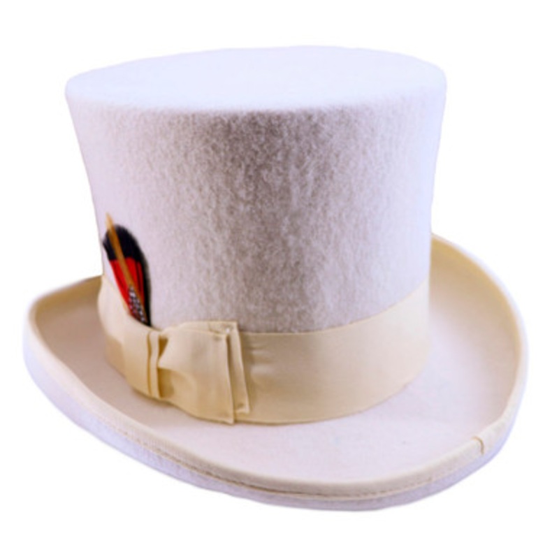Steampunk Top Hat 100% Wool Felt Black Hat Size X-Large 61cm