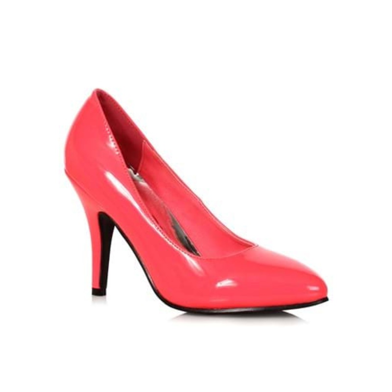 4" 80's Neon Pump Ladies 12 Pink