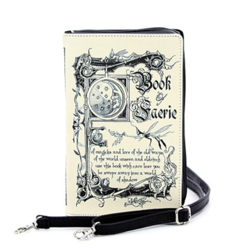 Book Of Fairies Clutch Bag