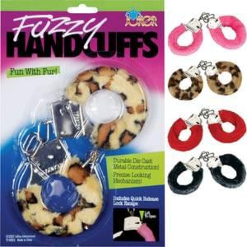 Fuzzy Handcuffs Black