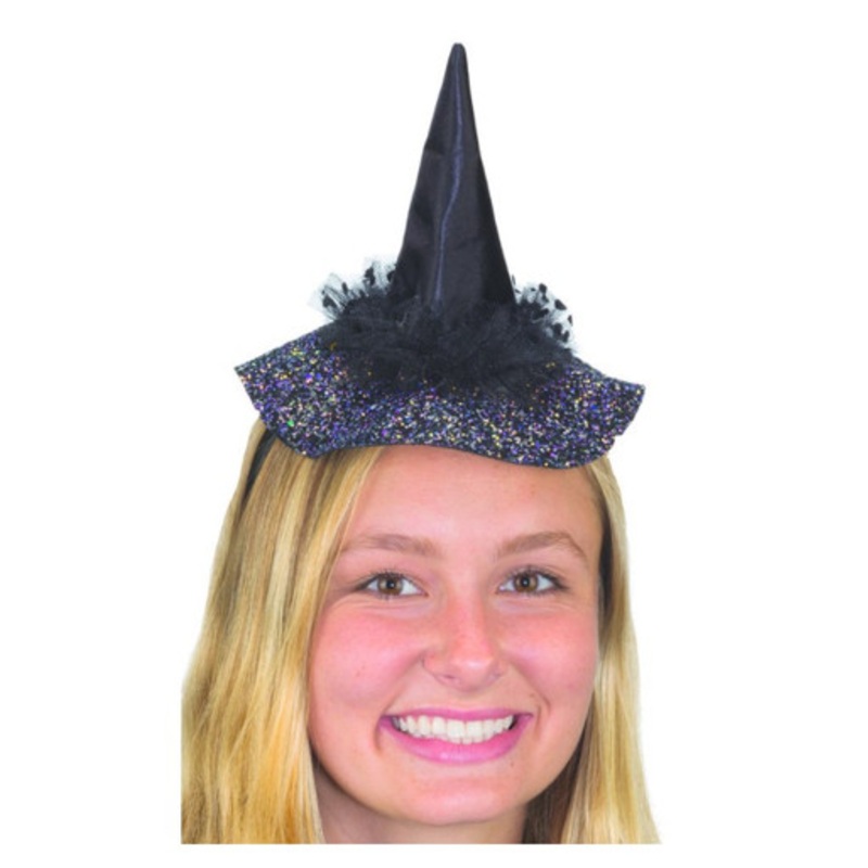 J Hats Mini Witch Hat Headband
