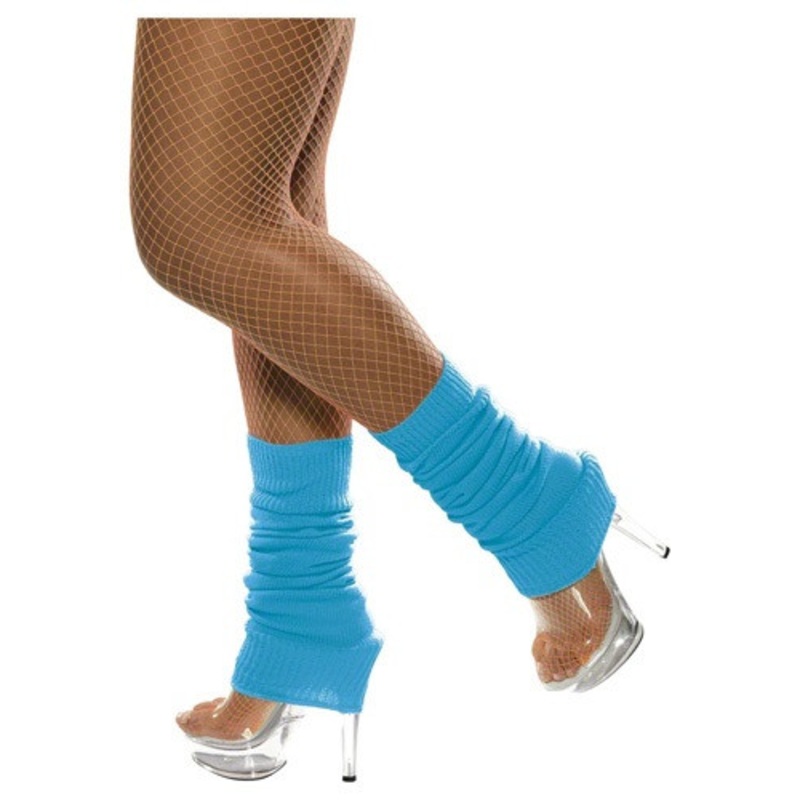 Leg Warmers Neon Blue