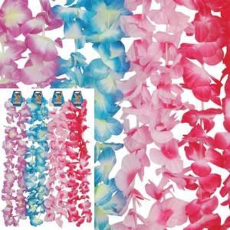 Luau Flower Lei Blue