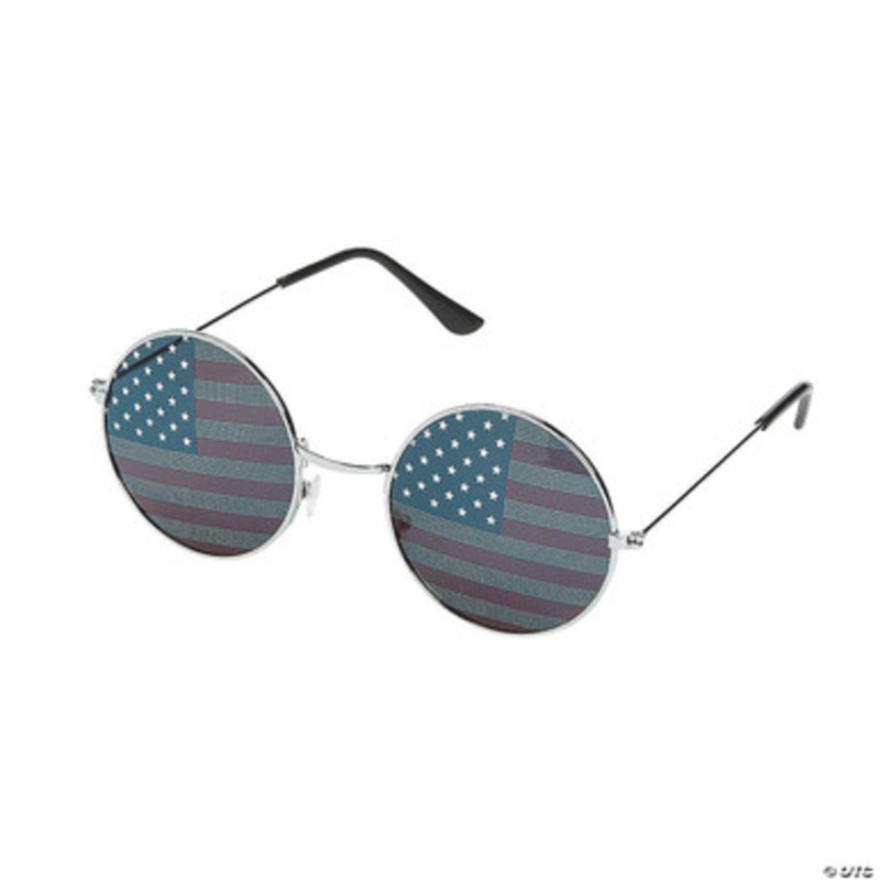 Patriotic Round Sunglasses