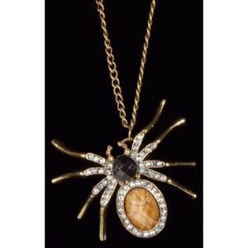 Spider with Jewels Necklace