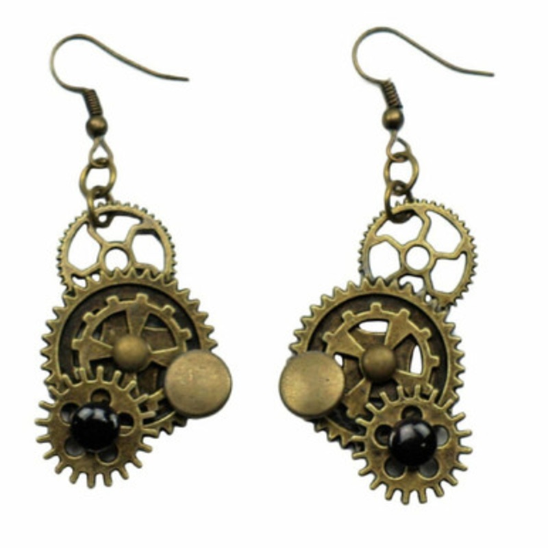 Steampunk Gears Earrings