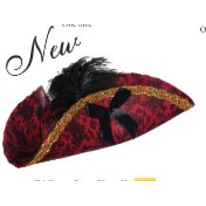 Tri Corner Fancy Pirate Hat