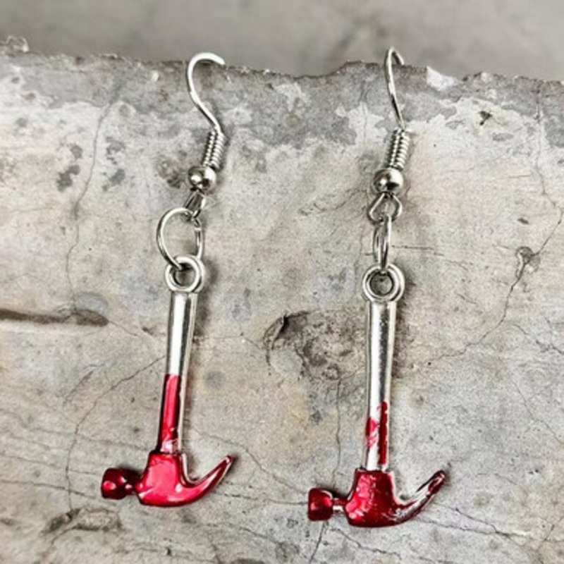 Bloody Hammer Earrings