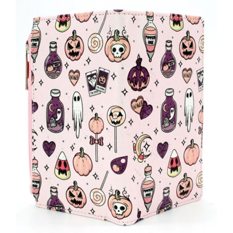 Halloween Collage Wallet In Vinyl