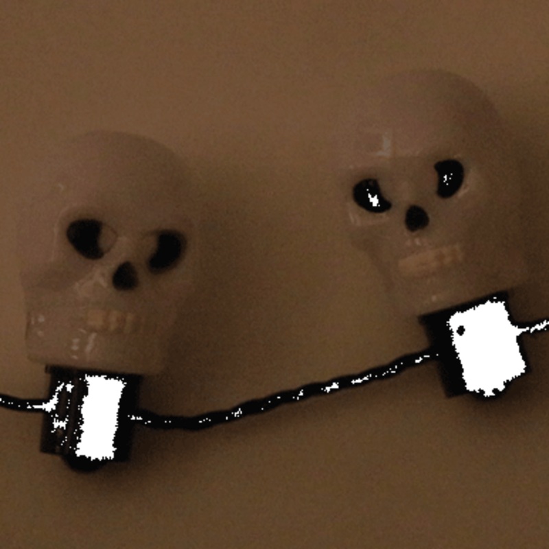Light Up Skull Necklace