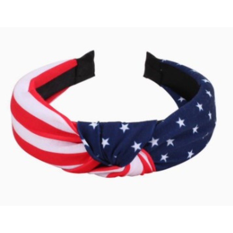 Patriotic Headband Red White & Blue