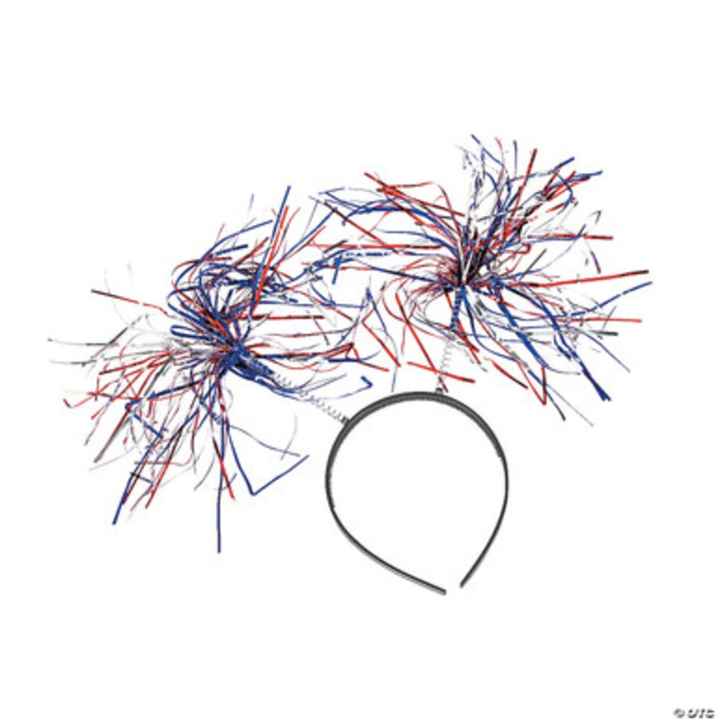 Patriotic Tinsel Head Boppers