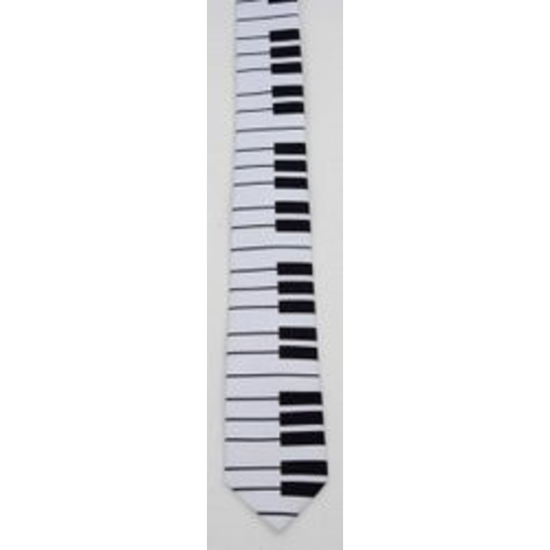 Piano Skiny Tie