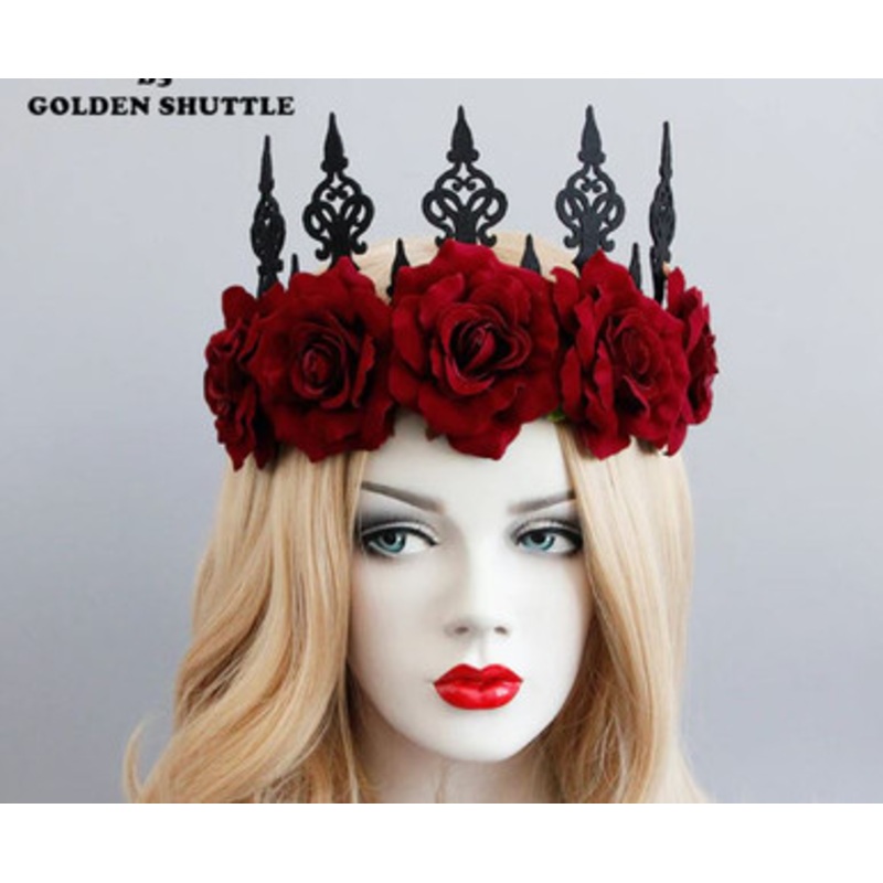 Rose Style Black Crown