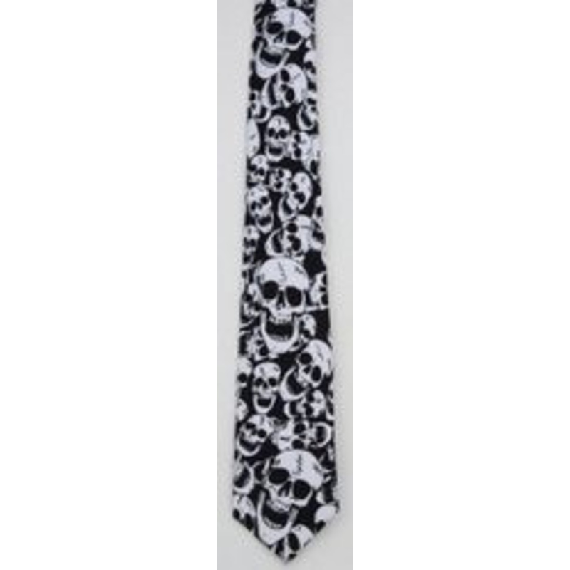 Skulls Skiny Tie