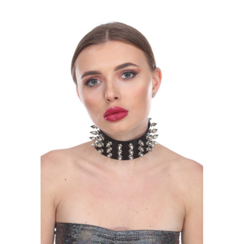 Western Fashion Thick Choker w/ Studs