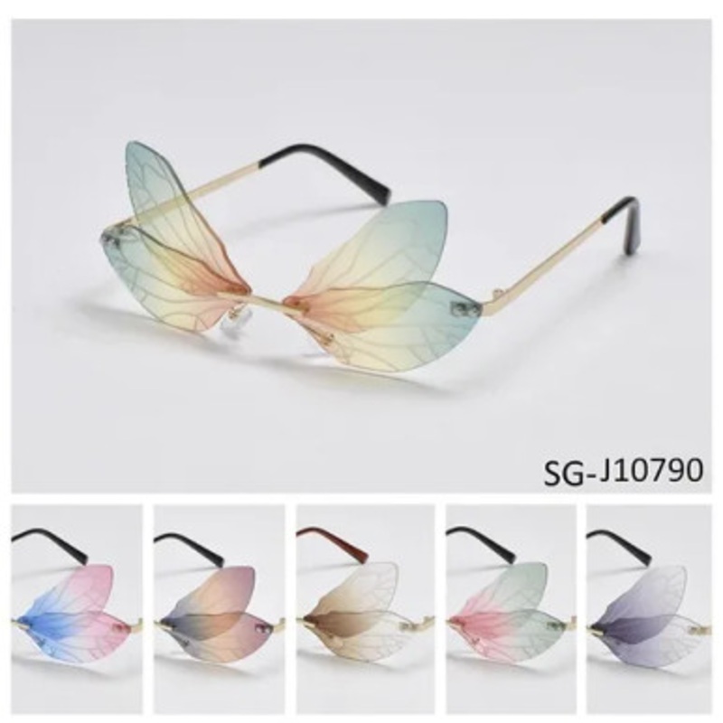 DRAGONFLY WINGS OCEAN LENS SUNGLASSES