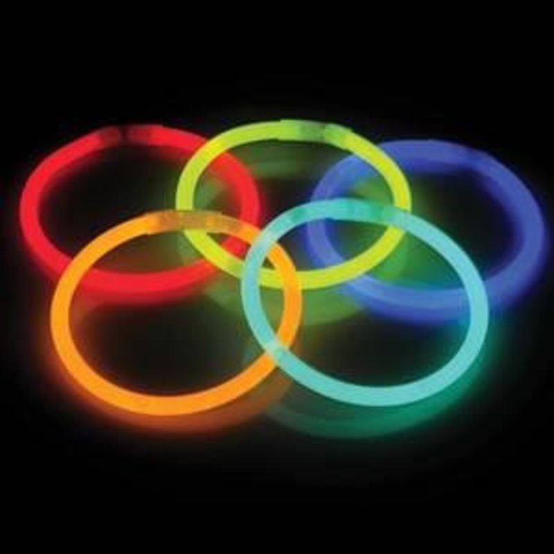 GLOW BRACELET 3 PCS Black/Gold