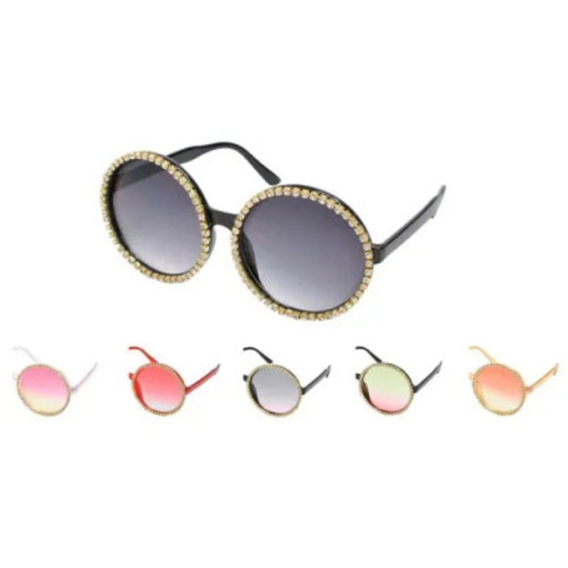 JANIS STYLE WITH GEM OUTLINE, OCEAN LENS
