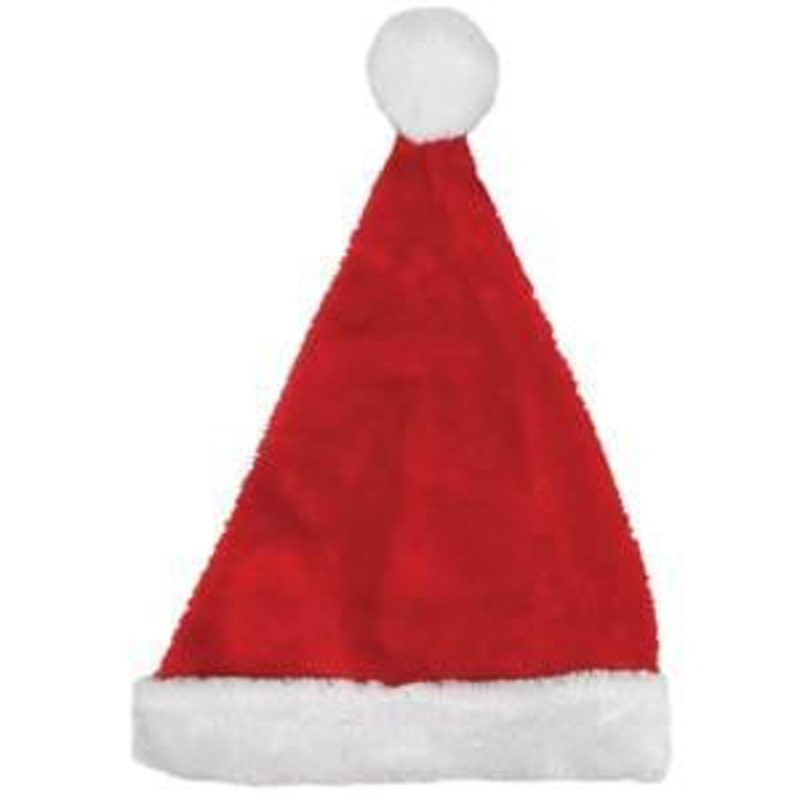 SANTA HAT ADULT 24 Inch Waist Red