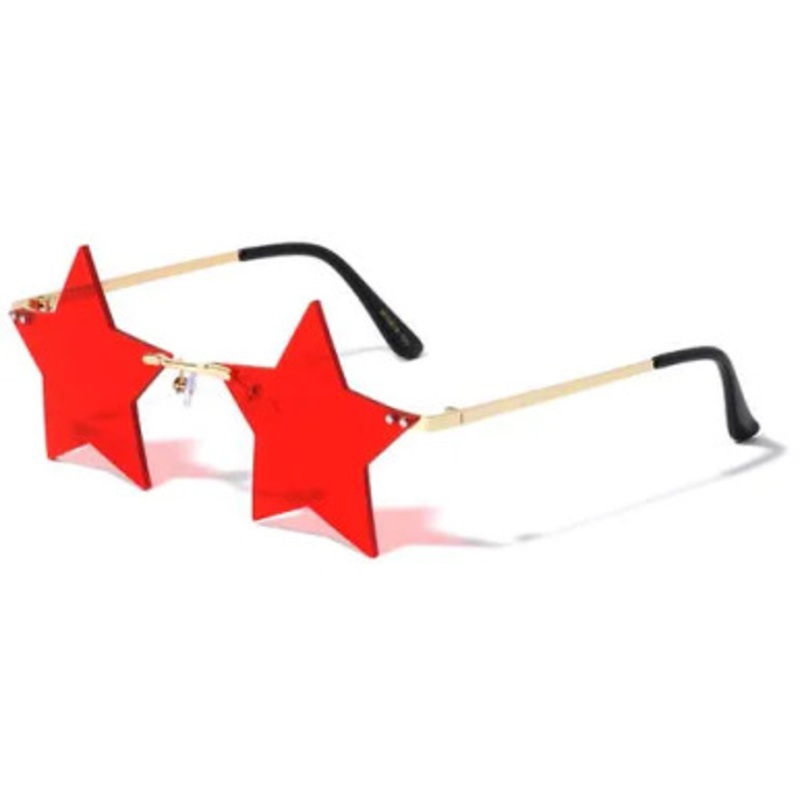 STAR SUNGLASSES FRAMELESS STYLE, ASSORTED COLORS