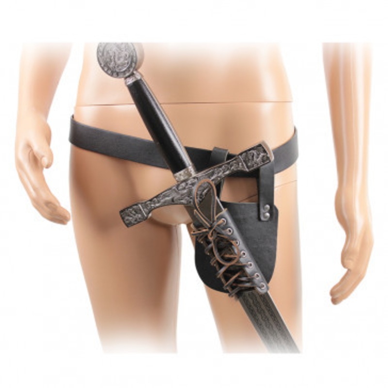 Black Sword Frog Belt