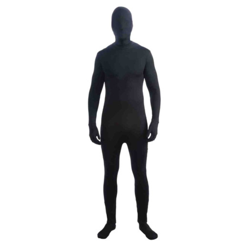 Disappearing Man Adult Costume Black Men's Standard Fits Up To 42" Chest