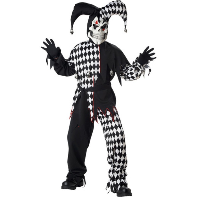 Evil Jester Boy's Costume Child X-Small 4-6