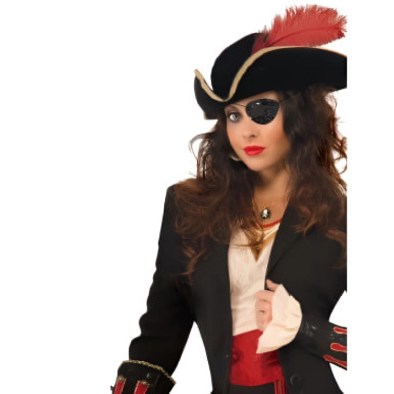 Forum Novelties Women's Sequin Eye Patch-Black, Standard