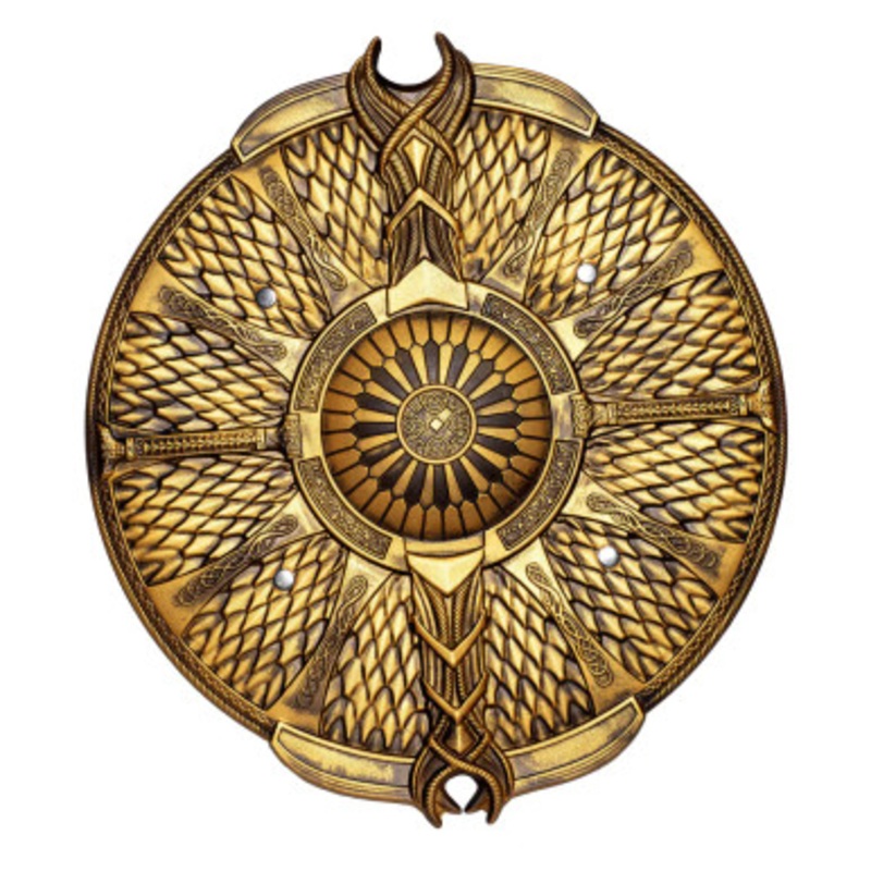 Gold Circle Foam Shield Gold