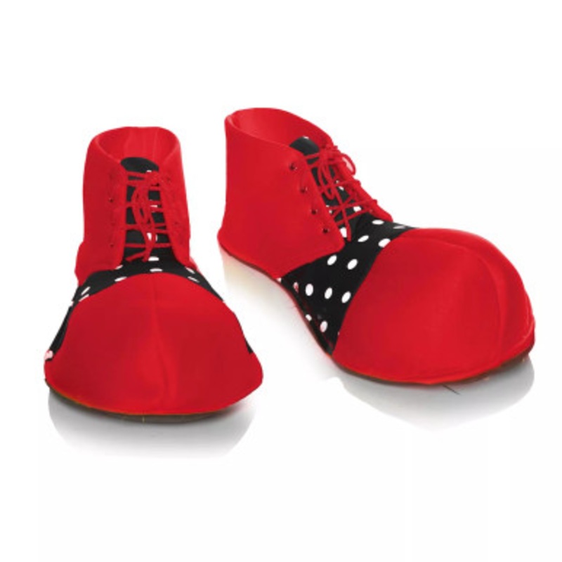 Oversized Clown Adult Costume Shoes | Red Infant (0-6mo) Green