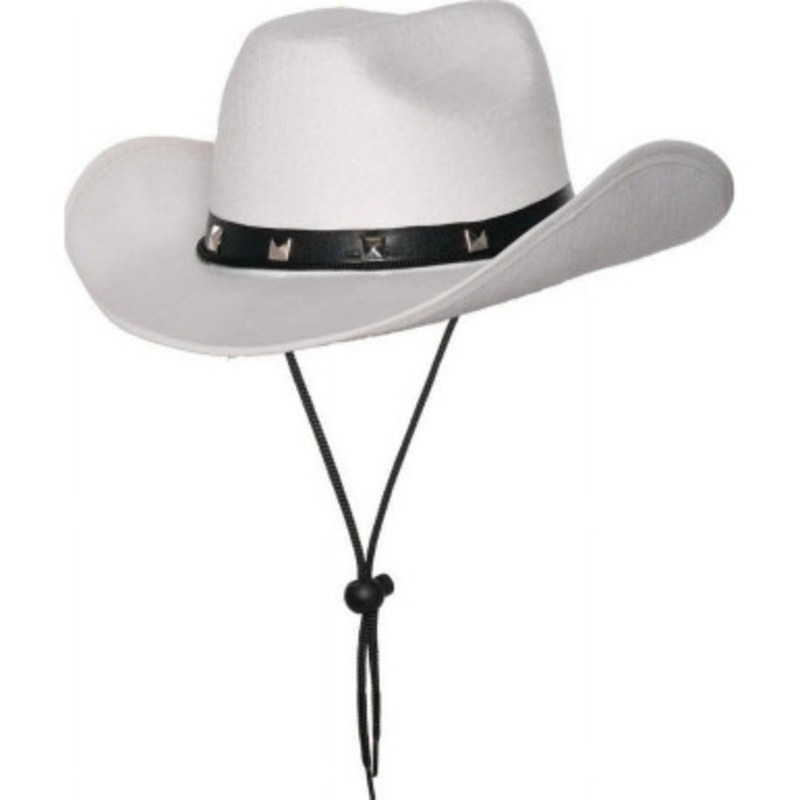 White Cowboy Hat Adult Costume Accessory Green Infant (0-6mo)