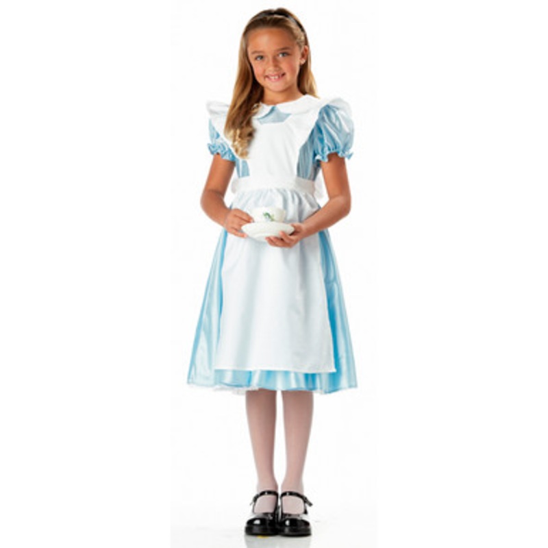 Alice Blue Dress w/ White Apron Child's Costume Child X-Small 4-6