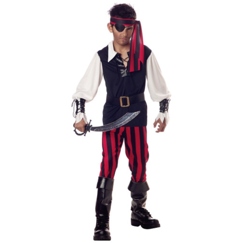 Cutthroat Pirate Costume Kids Child X-Small 4-6