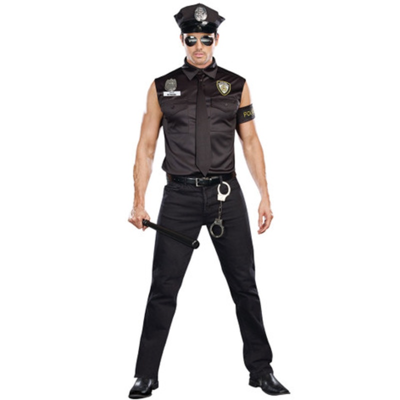 Dreamguy Dirty Cop Officer Ed Banger 6 Pc Set Men's 38-40" chest, 32-34" waist