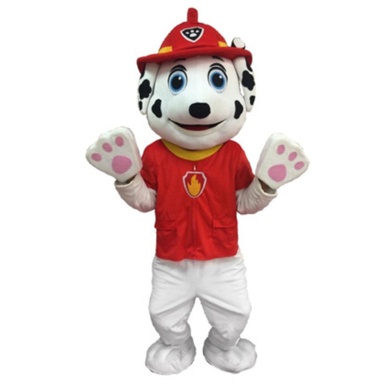 Firefighting Puppy Mascot